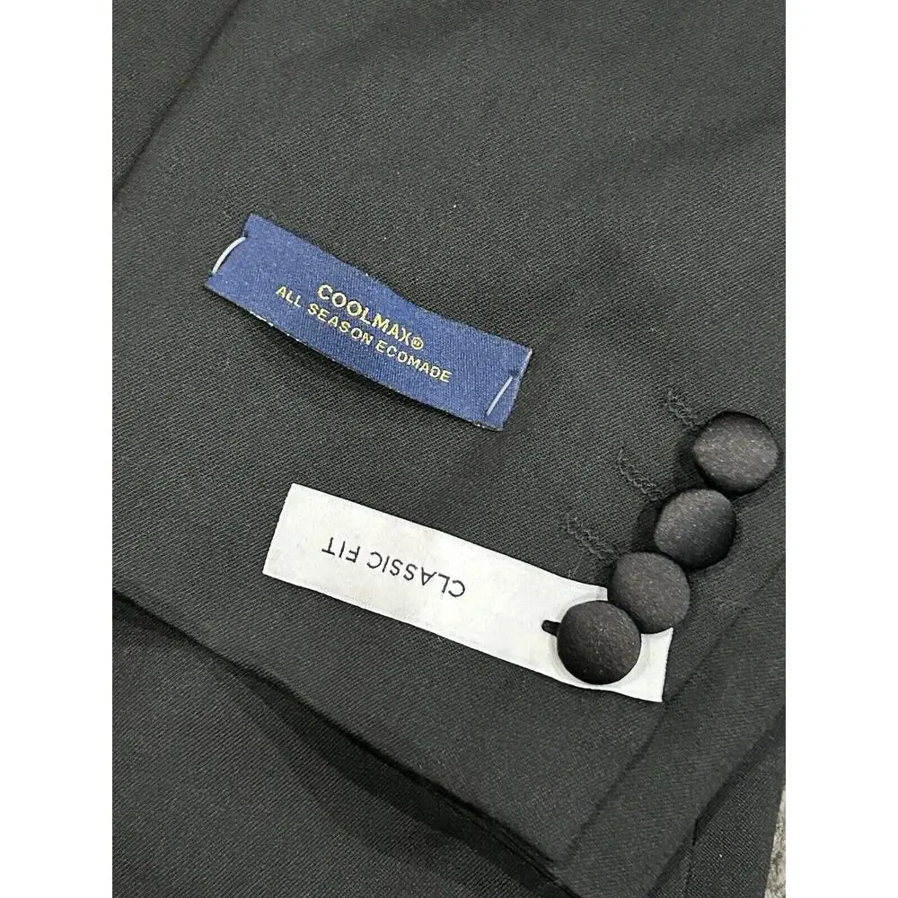 Stafford‎ Coolmax Mens Stretch Fabric Classic Fit Suit Jacket 44R (MSRP $210)
